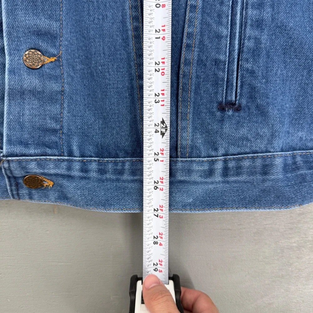 Vintage Big Mac Denim Trucker Jacket Blue Medium Wash Workwear Large